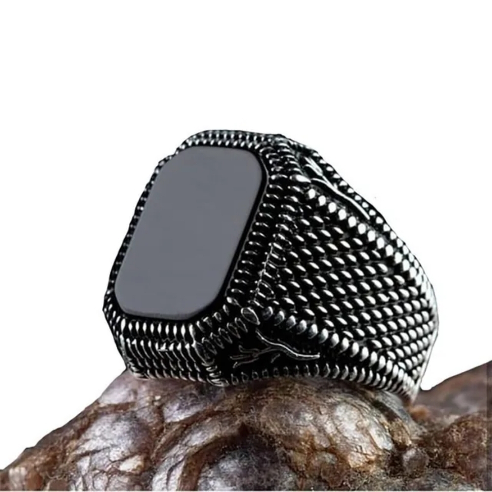 New! Onyx Men's Ring - Size 10 - Picture 2 of 5